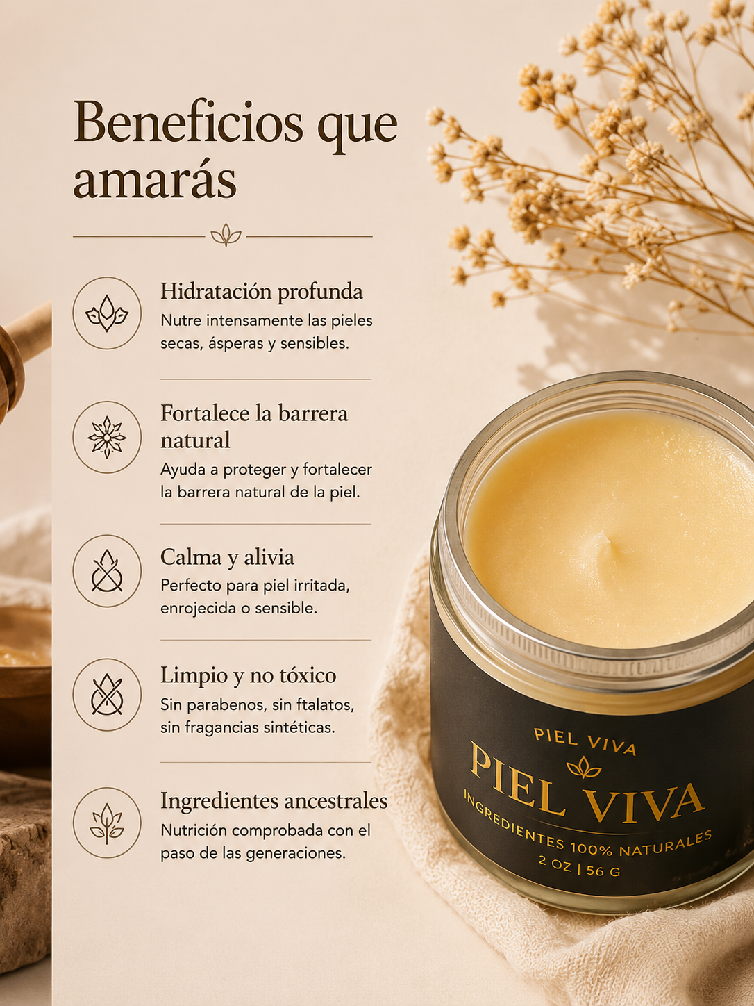 Bálsamo original de sebo y miel