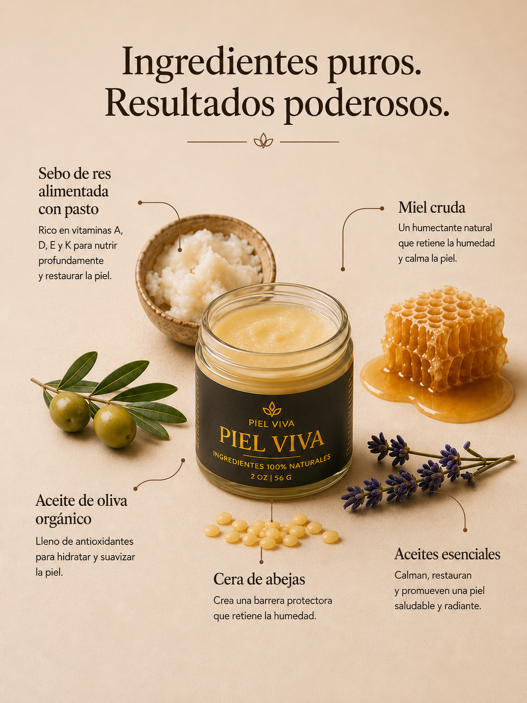 Bálsamo original de sebo y miel